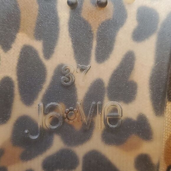 JA-VIE Leopard Animal Print Jelly Flats Shoes 37‎ - Picture 8 of 8